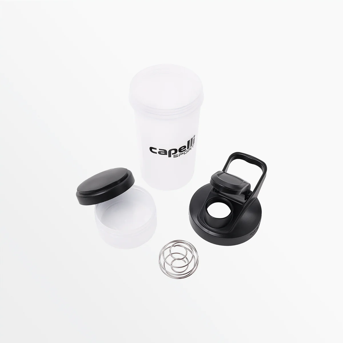 16 OZ SHAKER BOTTLE WITH BOTTOM STORAGE CONTAINER - Image 3