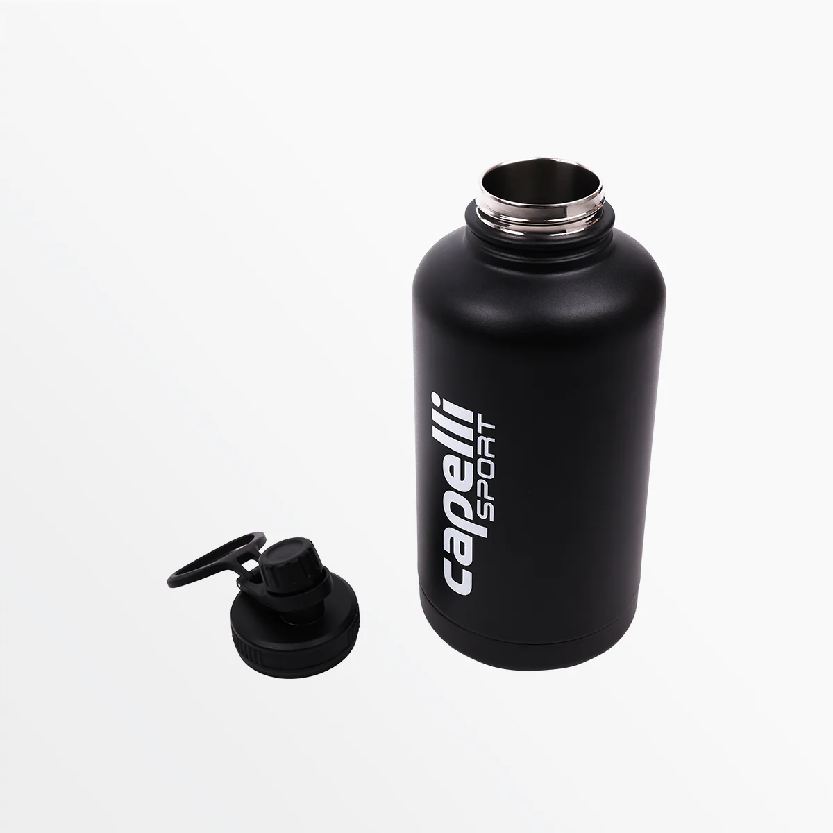 64 OZ SPORT SCREW CAP WIDE MOUTH STAINLESS STEEL WATER BOTTLE - Image 2