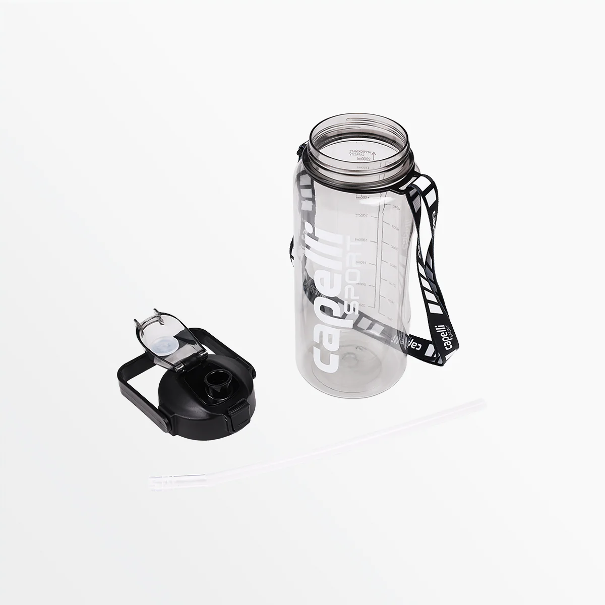 70 OZ PLASTIC WATER JUG WITH STRAW COVER TOP - Image 2