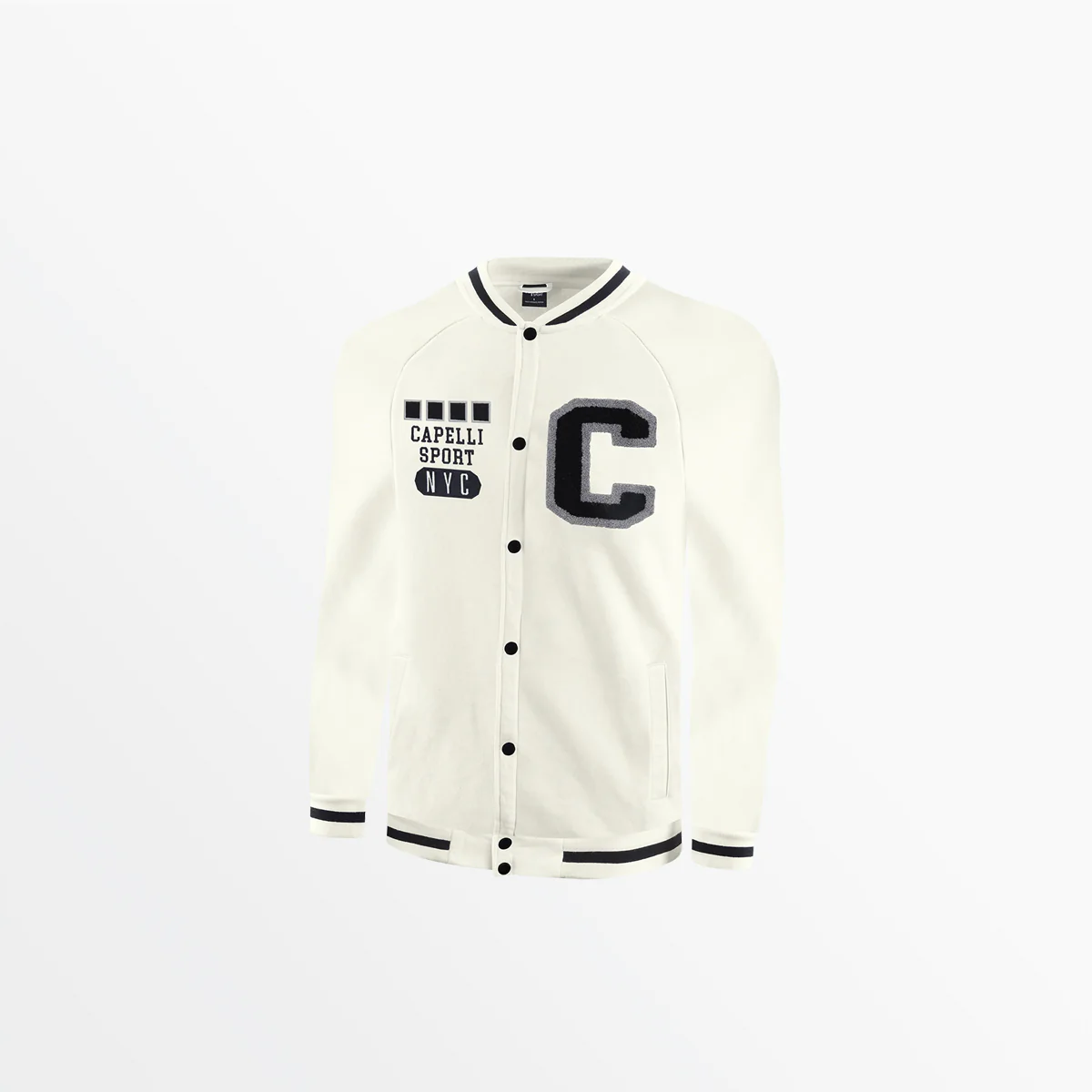ADULT FLEECE COLLEGIATE BOMBER JACKET - Image 2