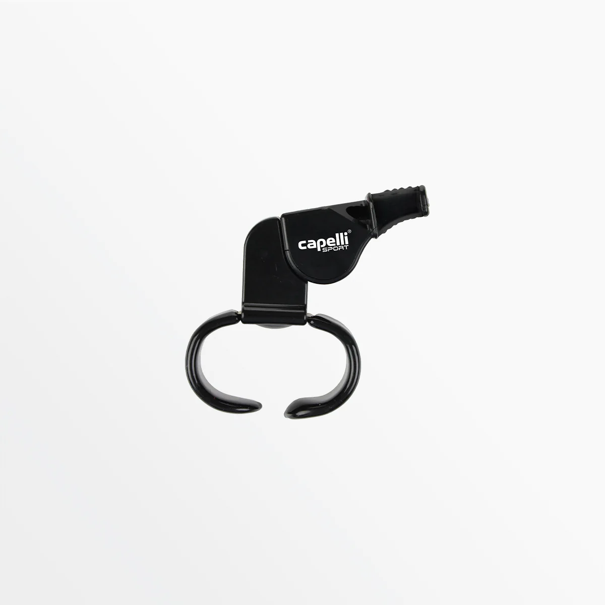 CS PEALESS REFEREE WHISTLE WITH FINGER GRIP - Image 3