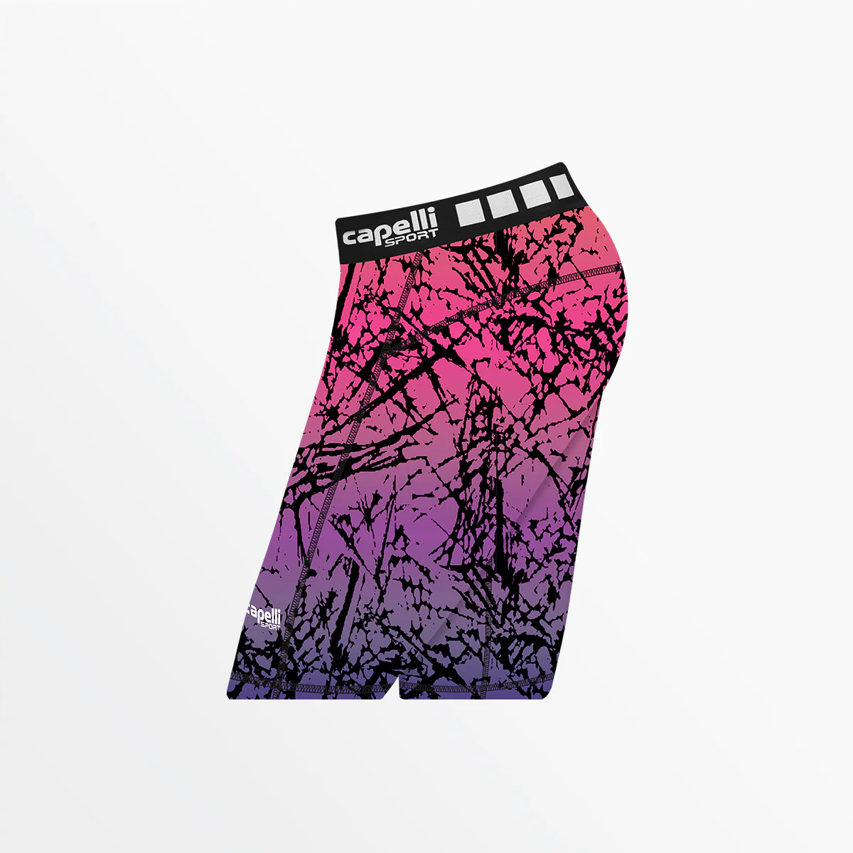 GIRL'S DISTRESSED OMBRE BIKER SHORTS - Image 3