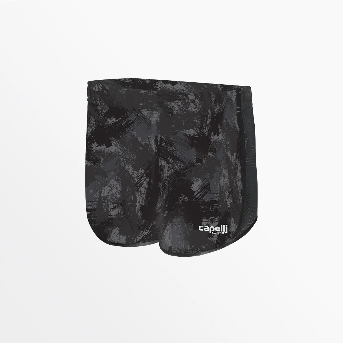 GIRL'S CAMO STROKES 2-TONE RUNNING SHORTS - Image 3