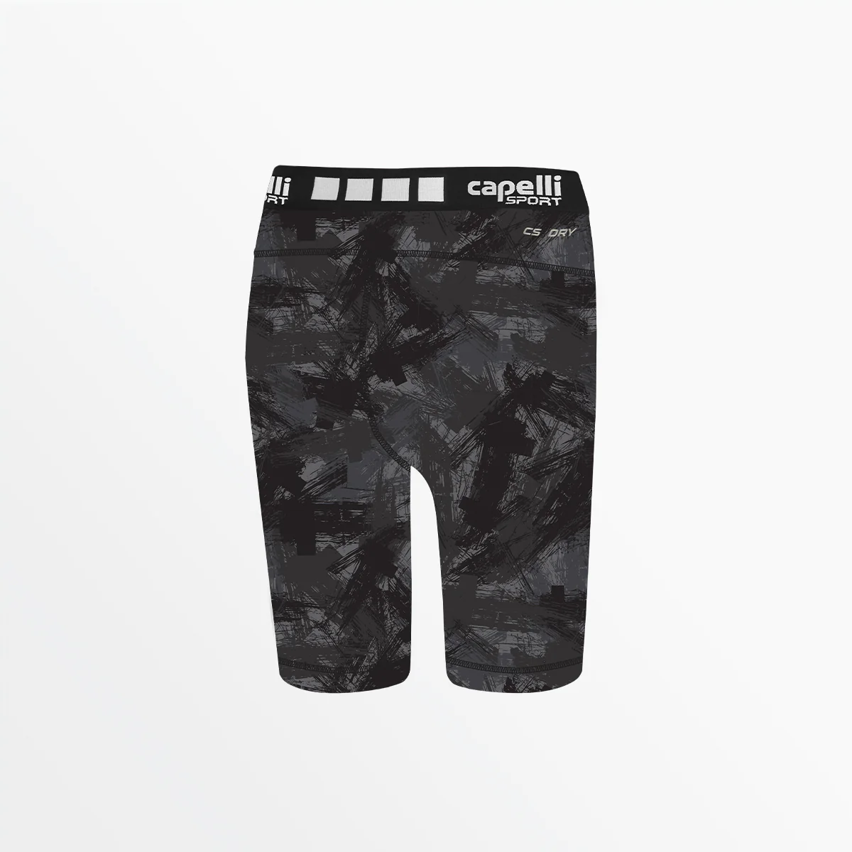 GIRL'S 3/4 CAMO STROKES BIKER SHORTS - Image 3
