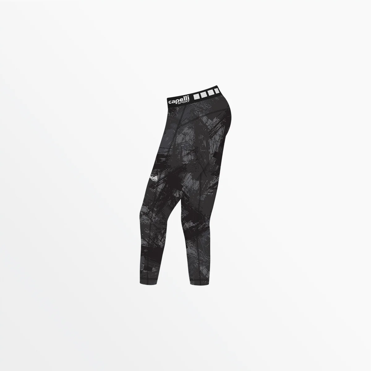 GIRL'S 3/4 CAMO STROKES PERFORMANCE TIGHTS - Image 2