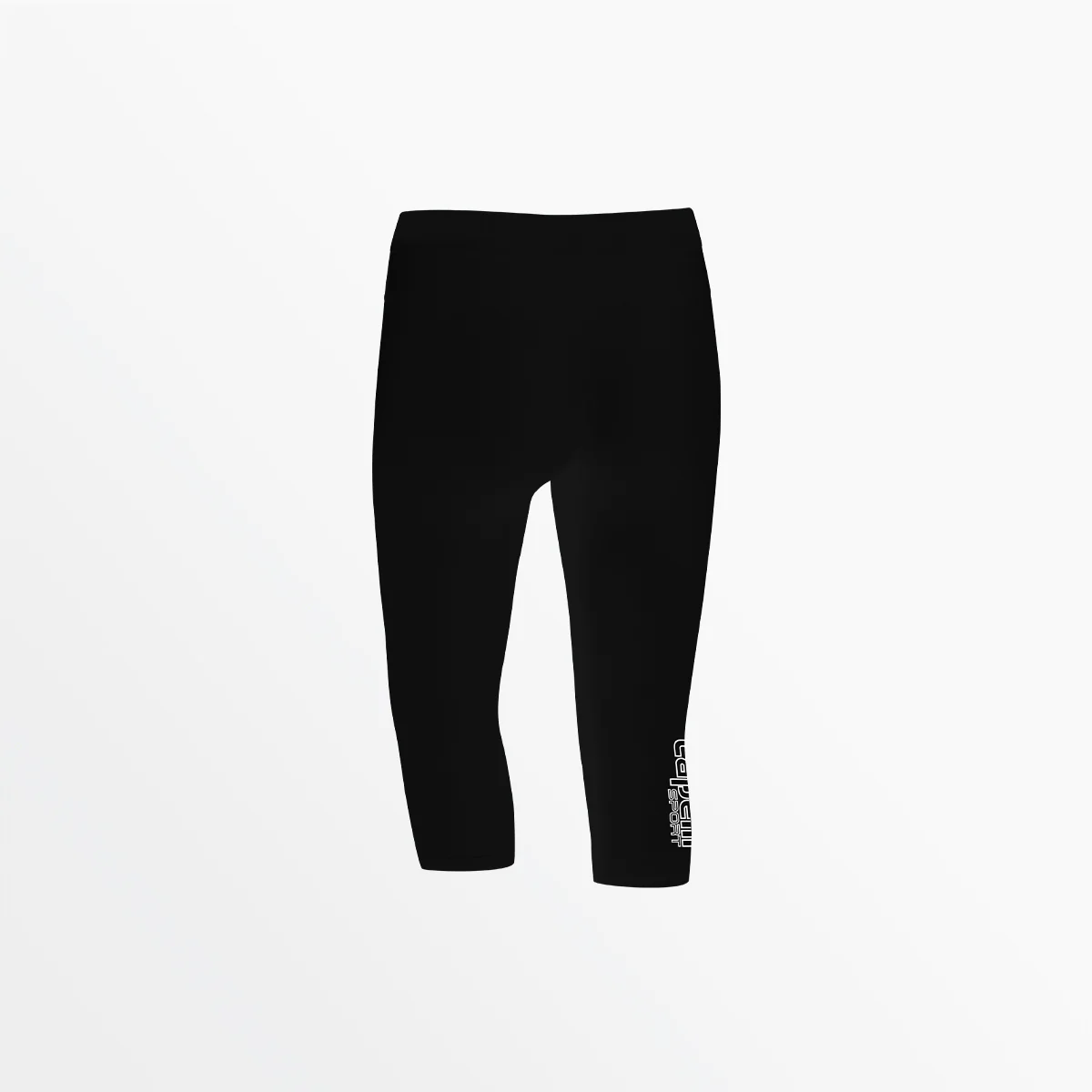 GIRL'S MID RISE LOGO 3/4 COTTON LEGGINGS - Image 3