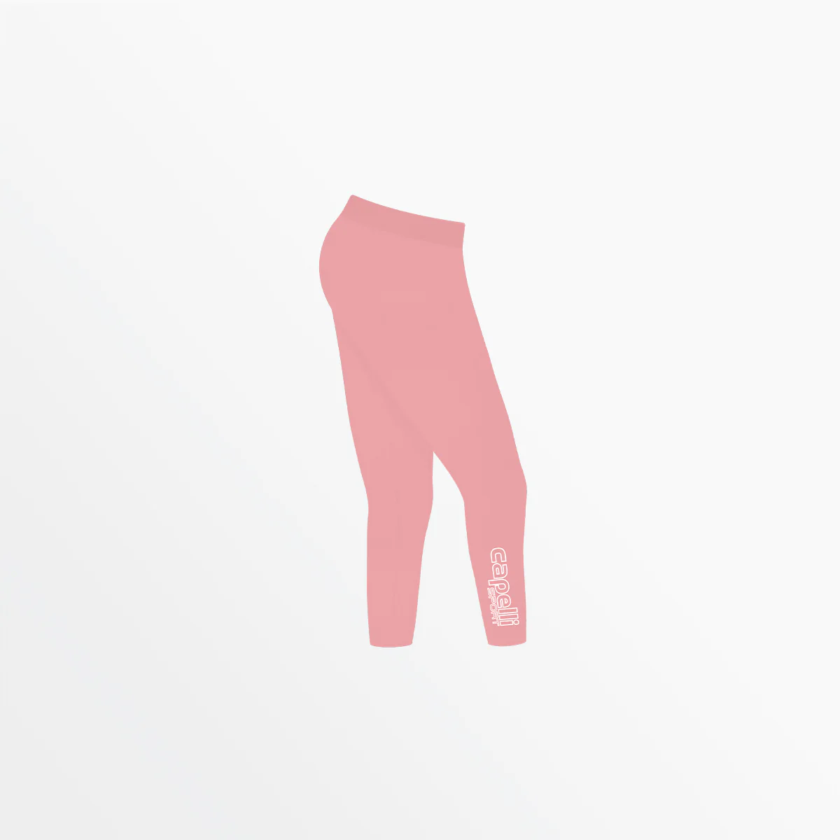 GIRL'S MID RISE LOGO 3/4 COTTON LEGGINGS - Image 2