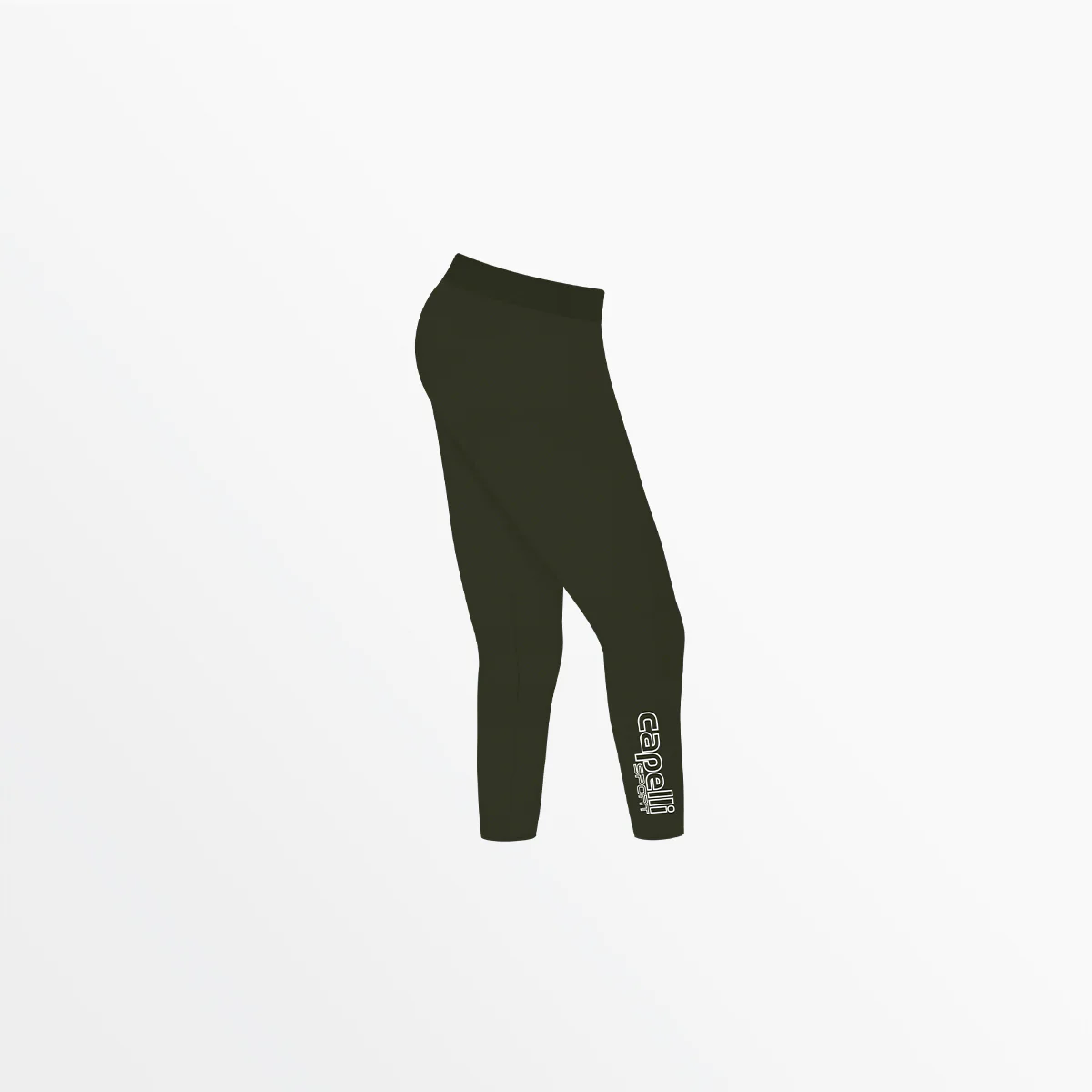 GIRL'S MID RISE LOGO 3/4 COTTON LEGGINGS - Image 2