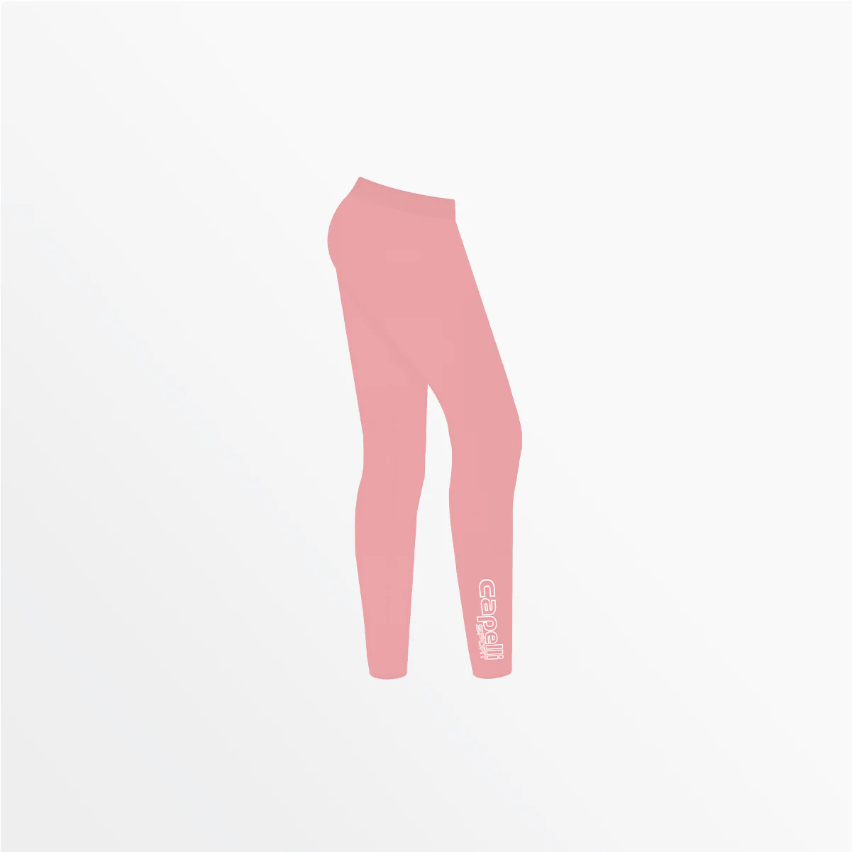GIRL'S MID RISE LOGO COTTON LEGGINGS - Image 2