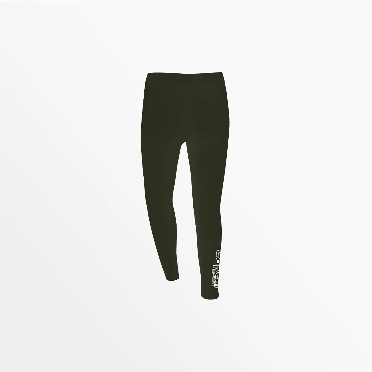 GIRL'S MID RISE LOGO COTTON LEGGINGS - Image 2