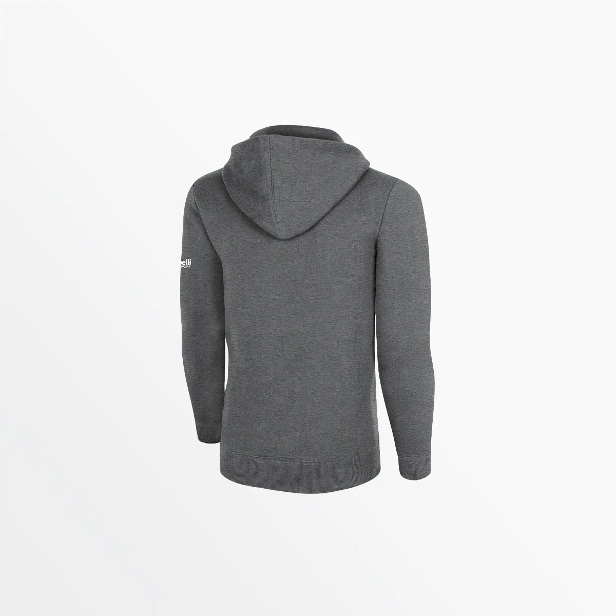 MEN'S BASIC FLEECE PULLOVER HOODIE WITH SLEEVE LOGO - Image 2