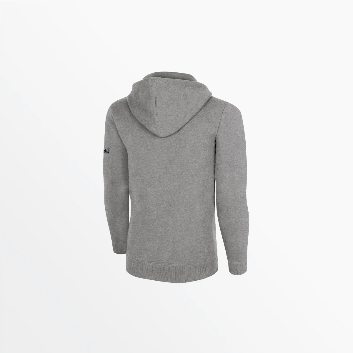 MEN'S BASIC FLEECE PULLOVER HOODIE WITH SLEEVE LOGO - Image 2