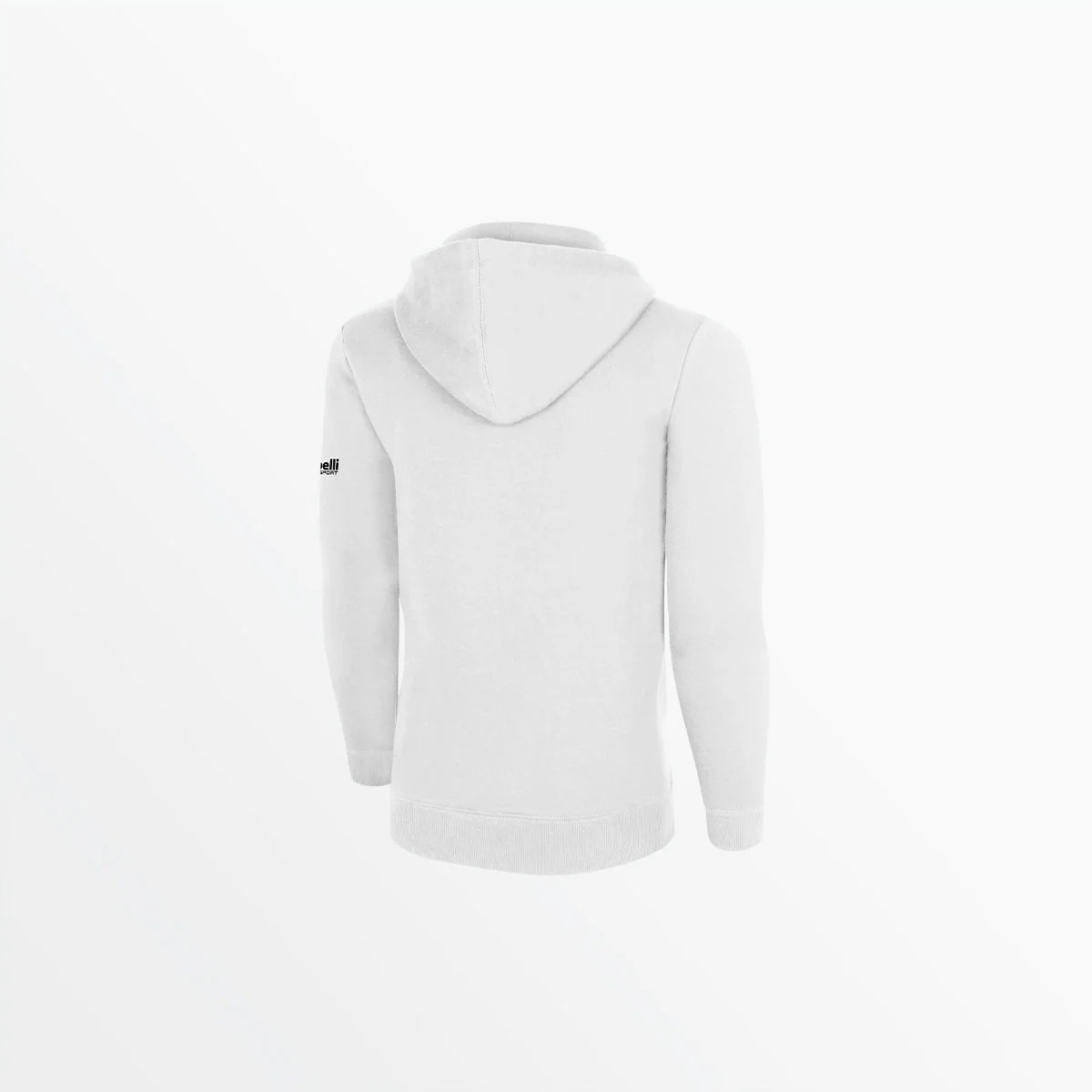 MEN'S BASIC FLEECE PULLOVER HOODIE WITH SLEEVE LOGO - Image 2