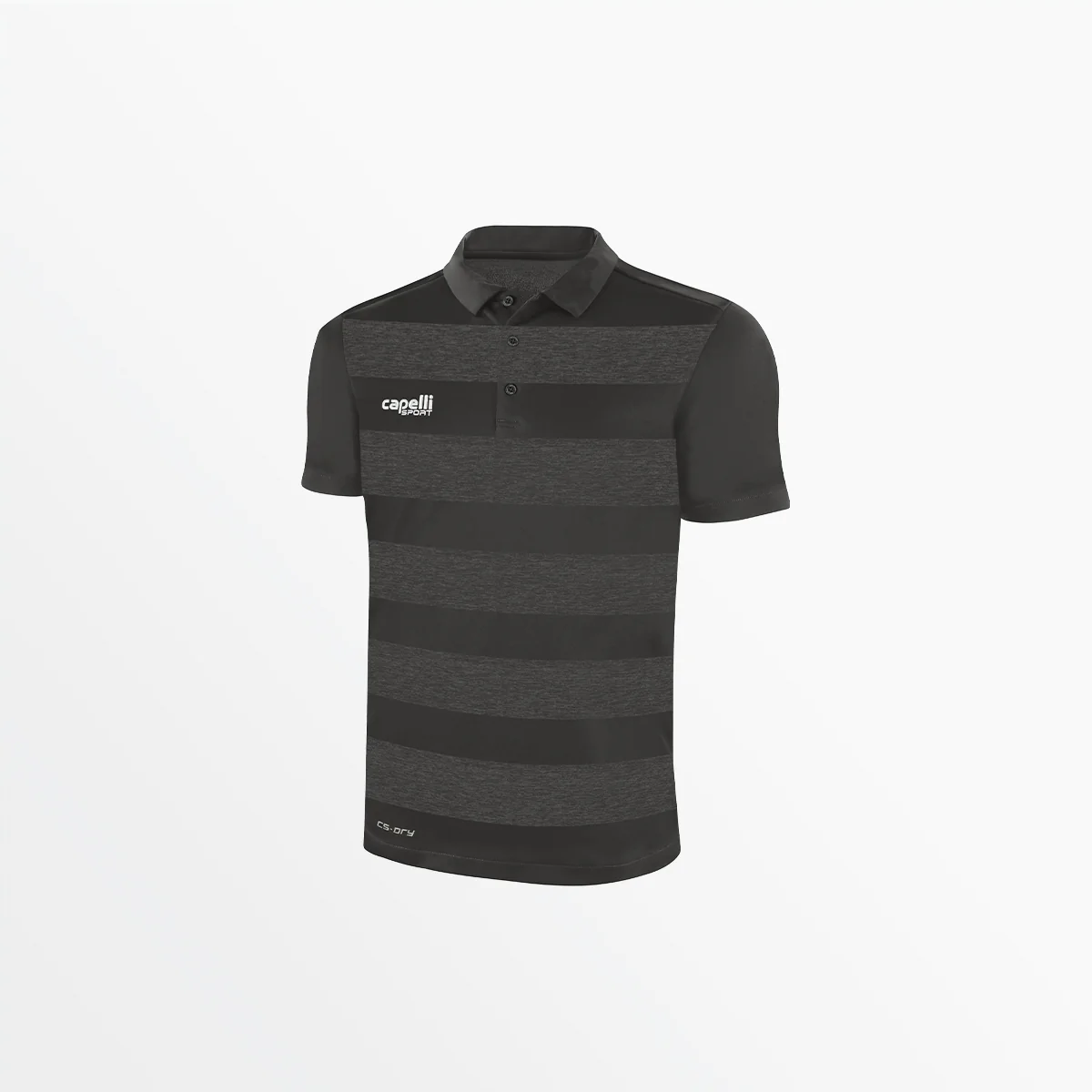 MEN'S CLASSIC STRIPE POLY POLO - Image 3