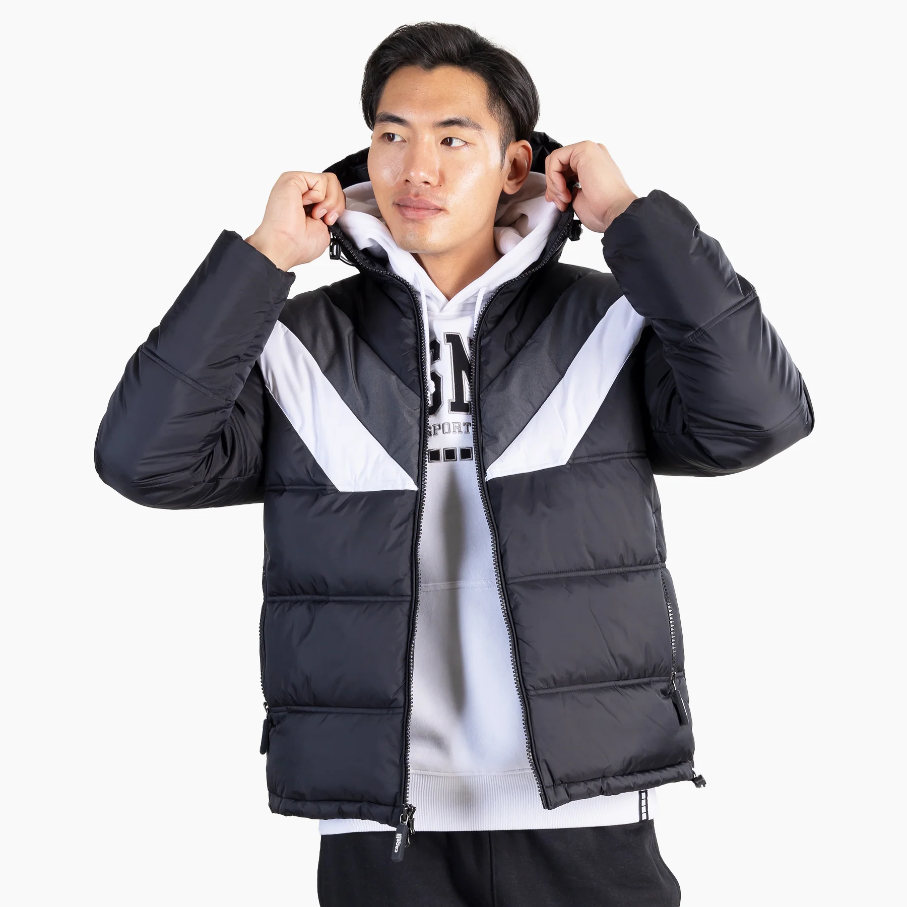 MEN'S COLOR BLOCKED WINTER JACKET - Image 2