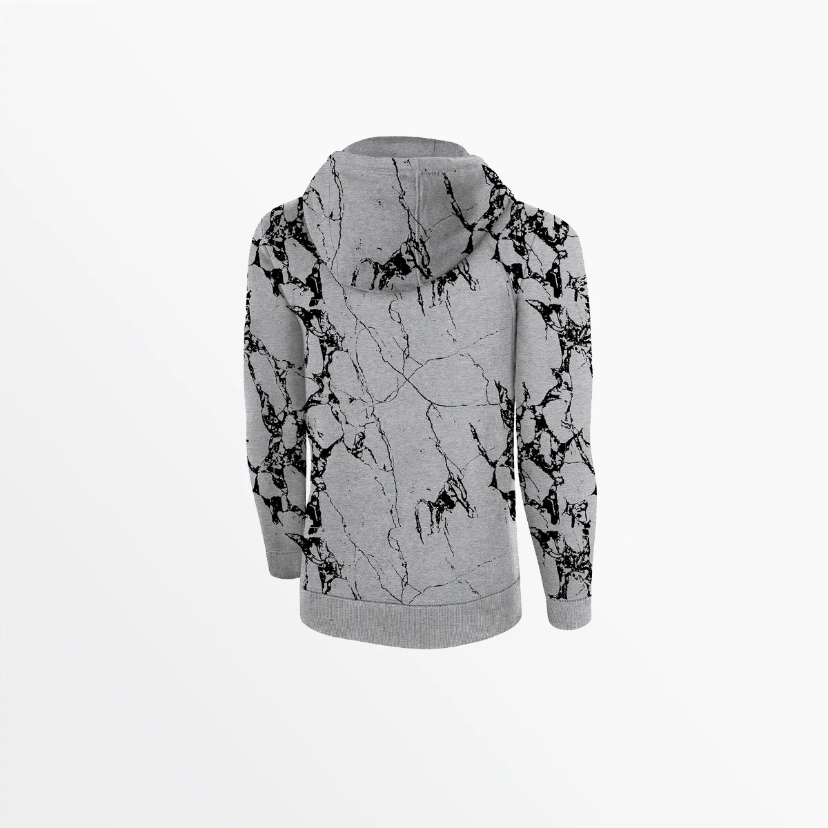MEN'S MARBLE FRENCH TERRY PULLOVER HOODIE - Image 2