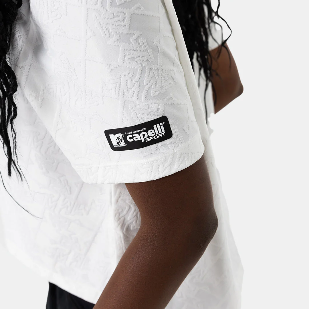 MTV WOMEN'S PUSH IT JACQUARD BOXY TEE - Image 3