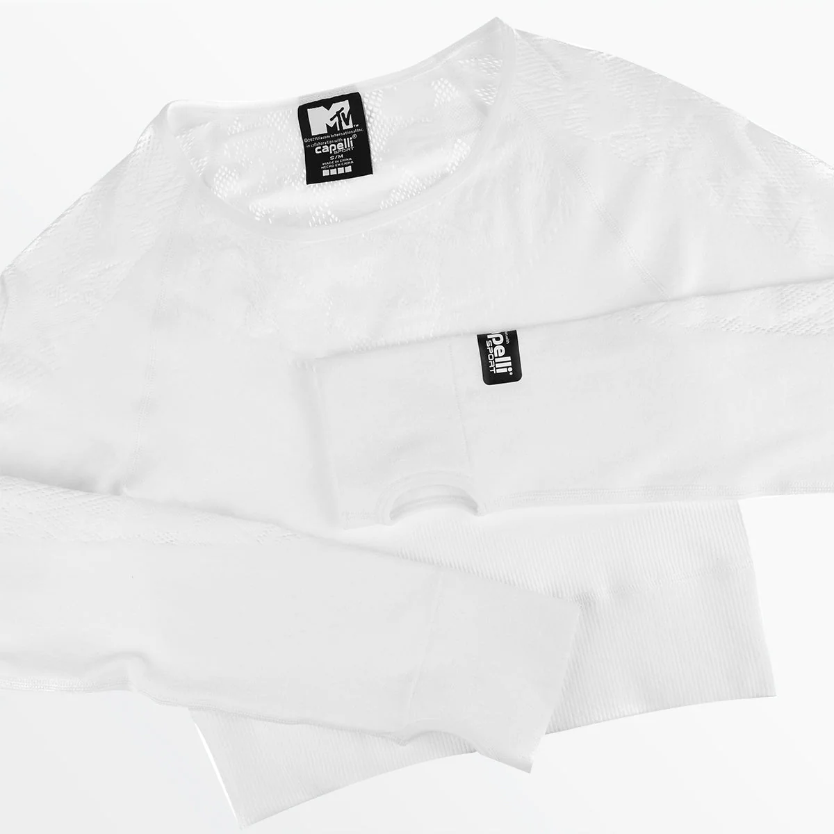 MTV WOMEN'S SPORTY LONG SLEEVE CROP - Image 5