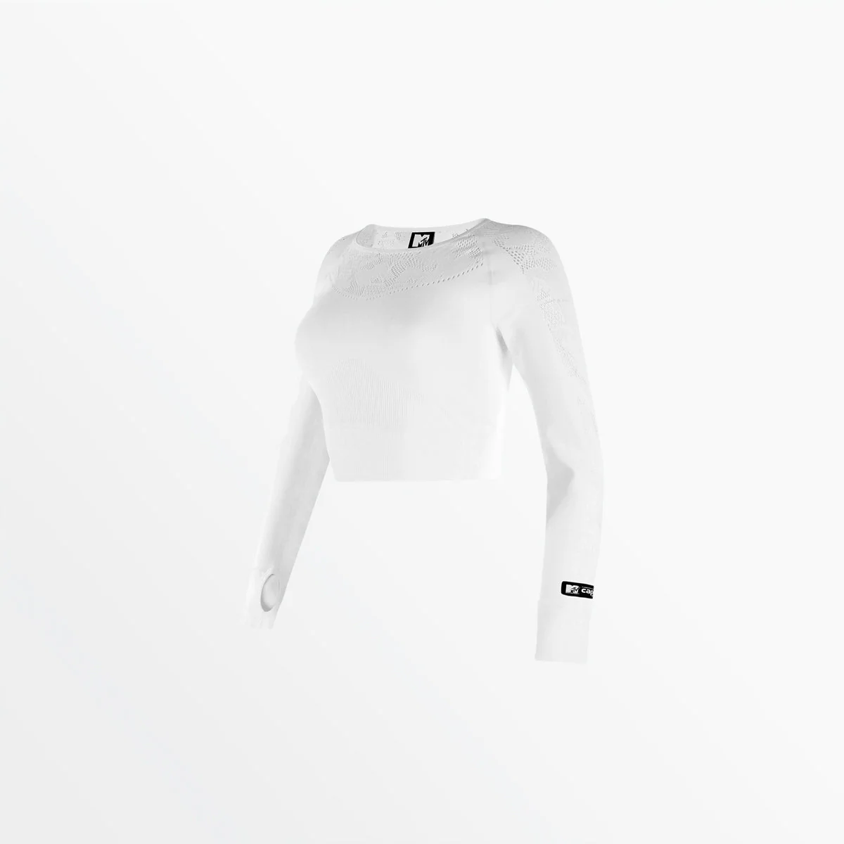 MTV WOMEN'S SPORTY LONG SLEEVE CROP - Image 7