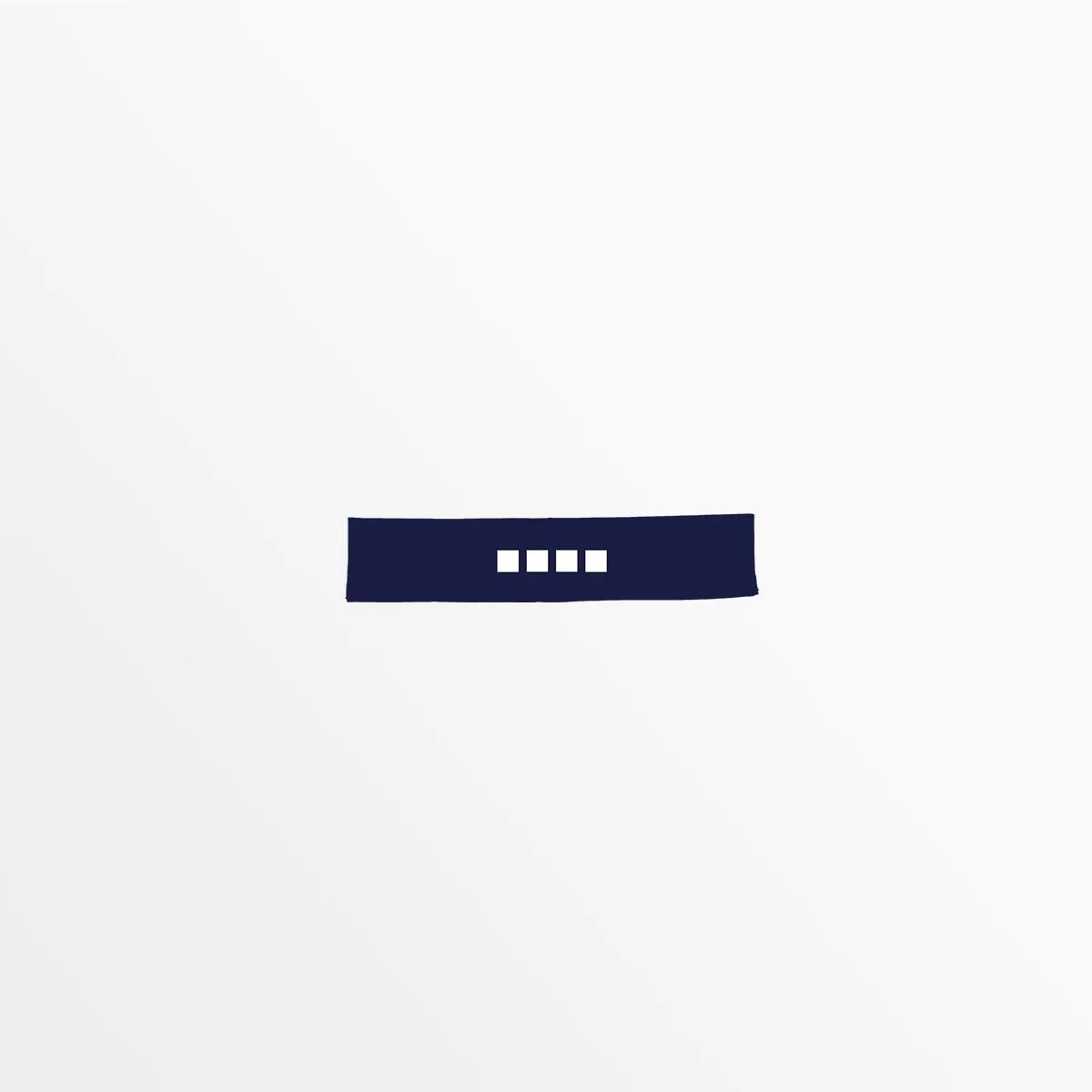 NARROW REGULAR WIDTH HEADBAND WITH GRIP AND 4 CUBE LOGO - Image 11