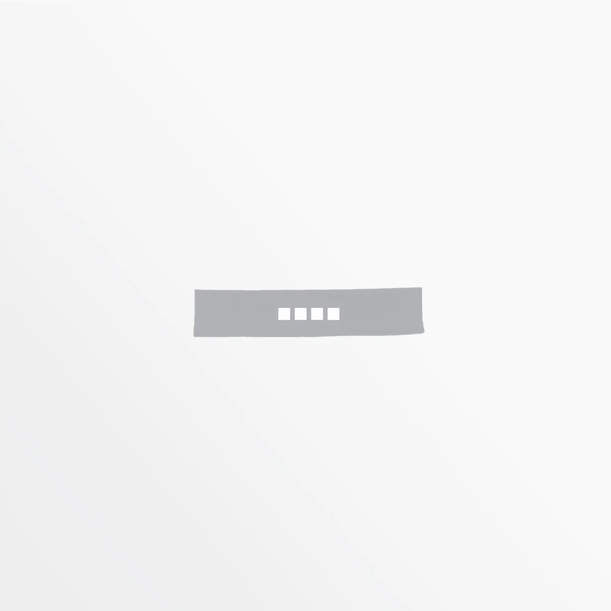 NARROW REGULAR WIDTH HEADBAND WITH GRIP AND 4 CUBE LOGO - Image 7