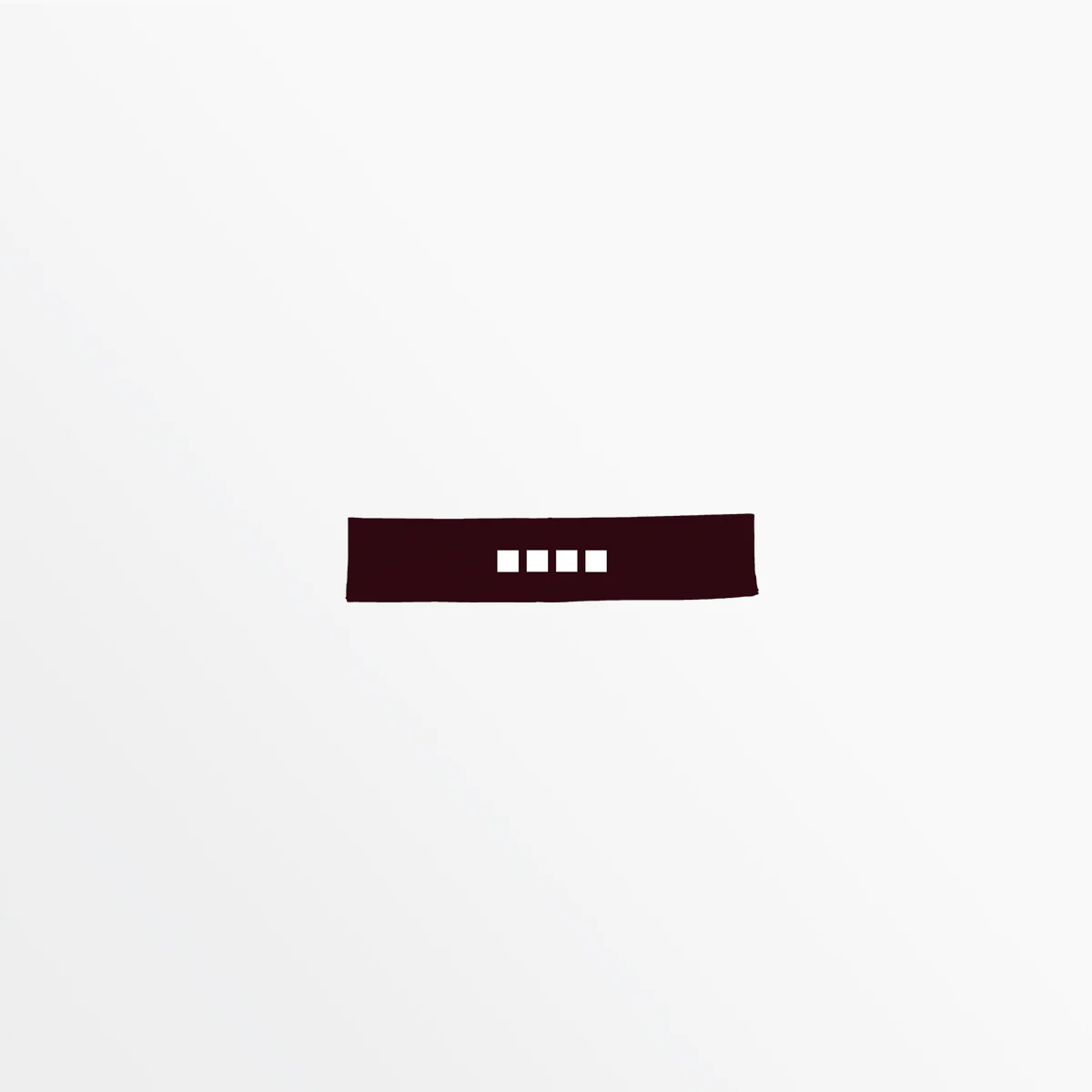 NARROW REGULAR WIDTH HEADBAND WITH GRIP AND 4 CUBE LOGO - Image 9