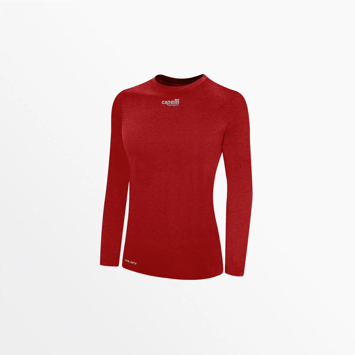 WOMEN'S BASICS CREW NECK LONG SLEEVE POLY TEE - Image 9