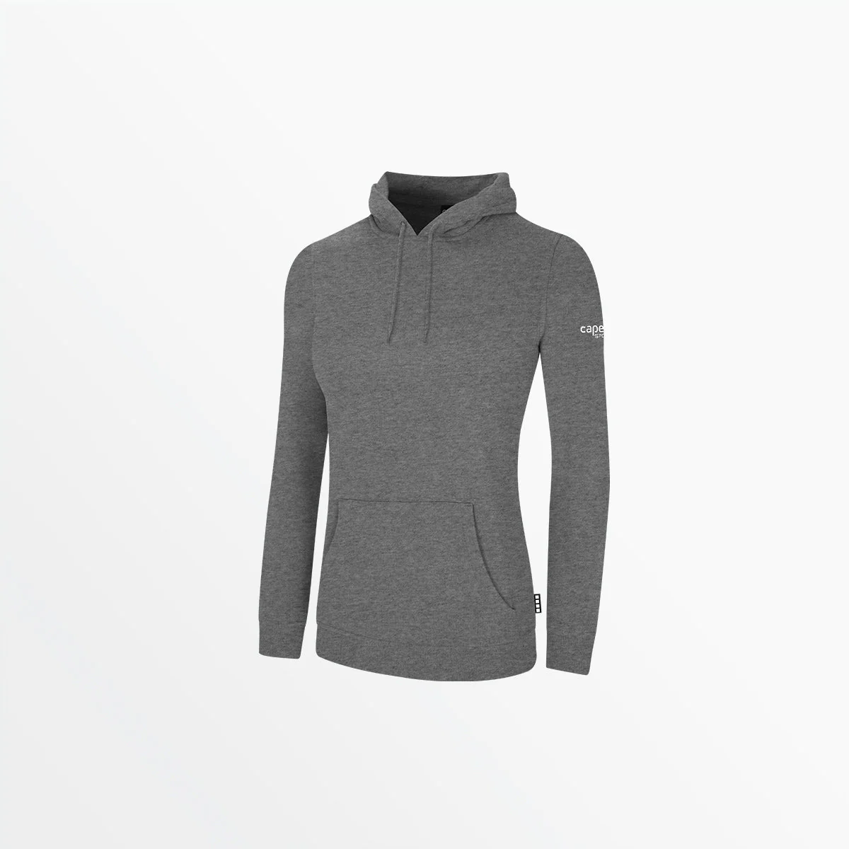 WOMEN'S BASICS FLEECE PULLOVER HOODIE WITH SLEEVE LOGO - Image 3