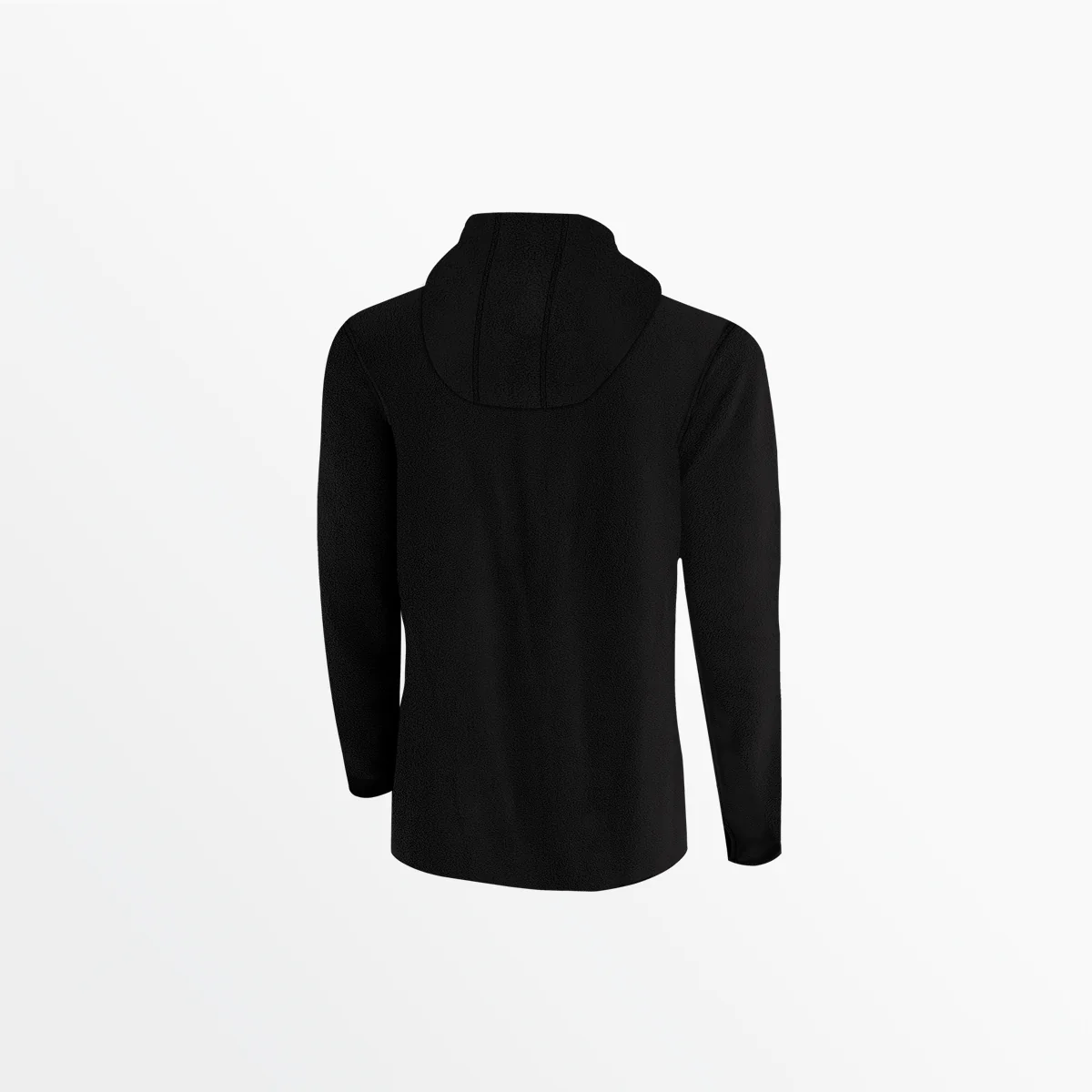 WOMEN'S BASICS MIXED MEDIA MICRO FLEECE HOODED JACKET - Image 2