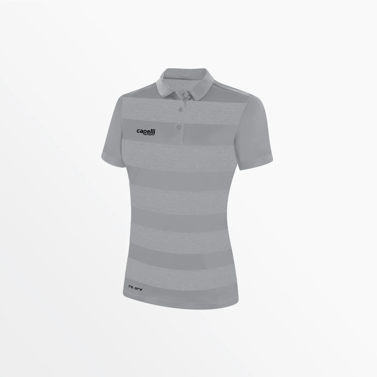 WOMEN'S CLASSIC STRIPE POLY POLO