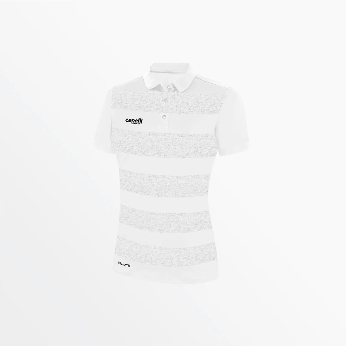 WOMEN'S CLASSIC STRIPE POLY POLO
