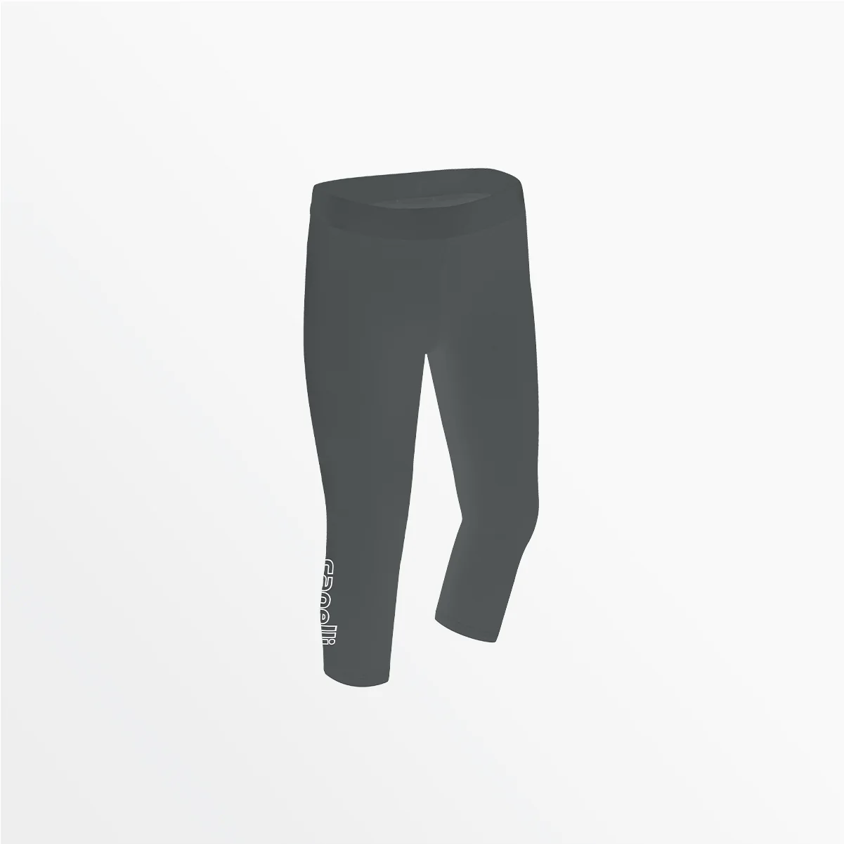 WOMEN'S MID RISE LOGO 3/4 COTTON LEGGINGS