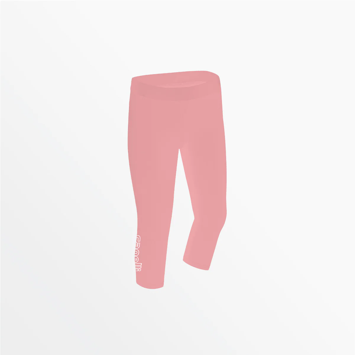 WOMEN'S MID RISE LOGO 3/4 COTTON LEGGINGS