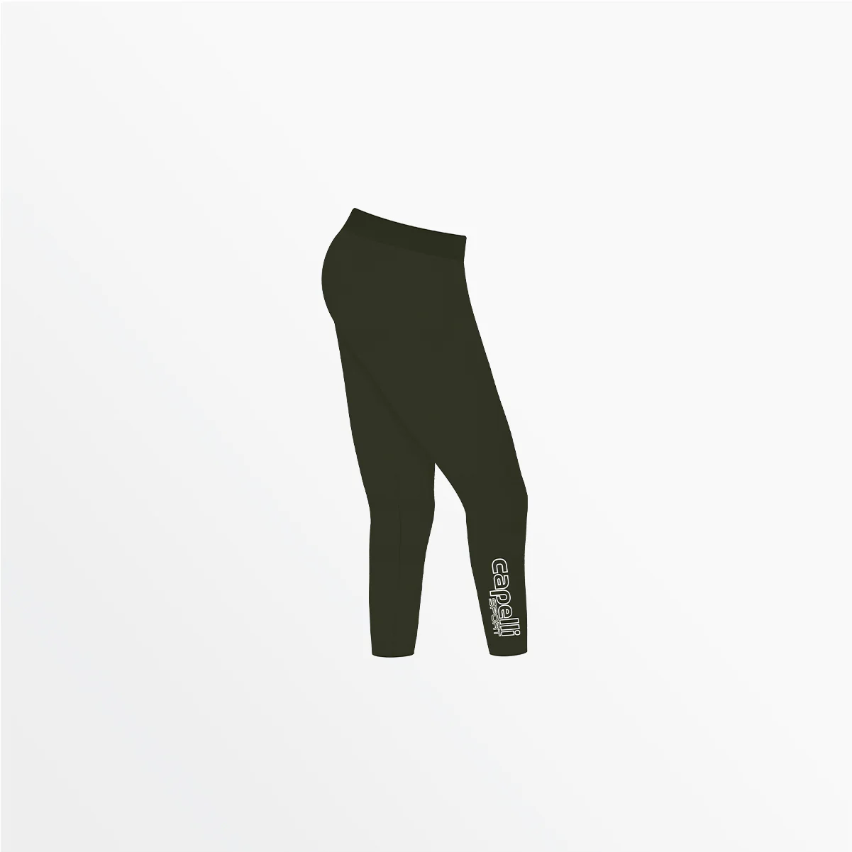 WOMEN'S MID RISE LOGO 3/4 COTTON LEGGINGS - Image 3