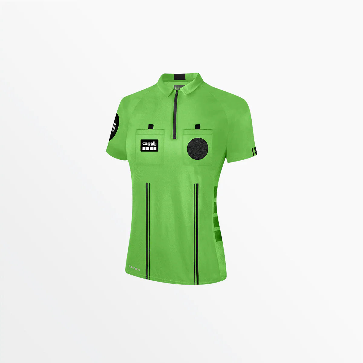 WOMEN'S OFFICIAL REFEREE 1/4 ZIP SHORT SLEEVE JERSEY - Image 9