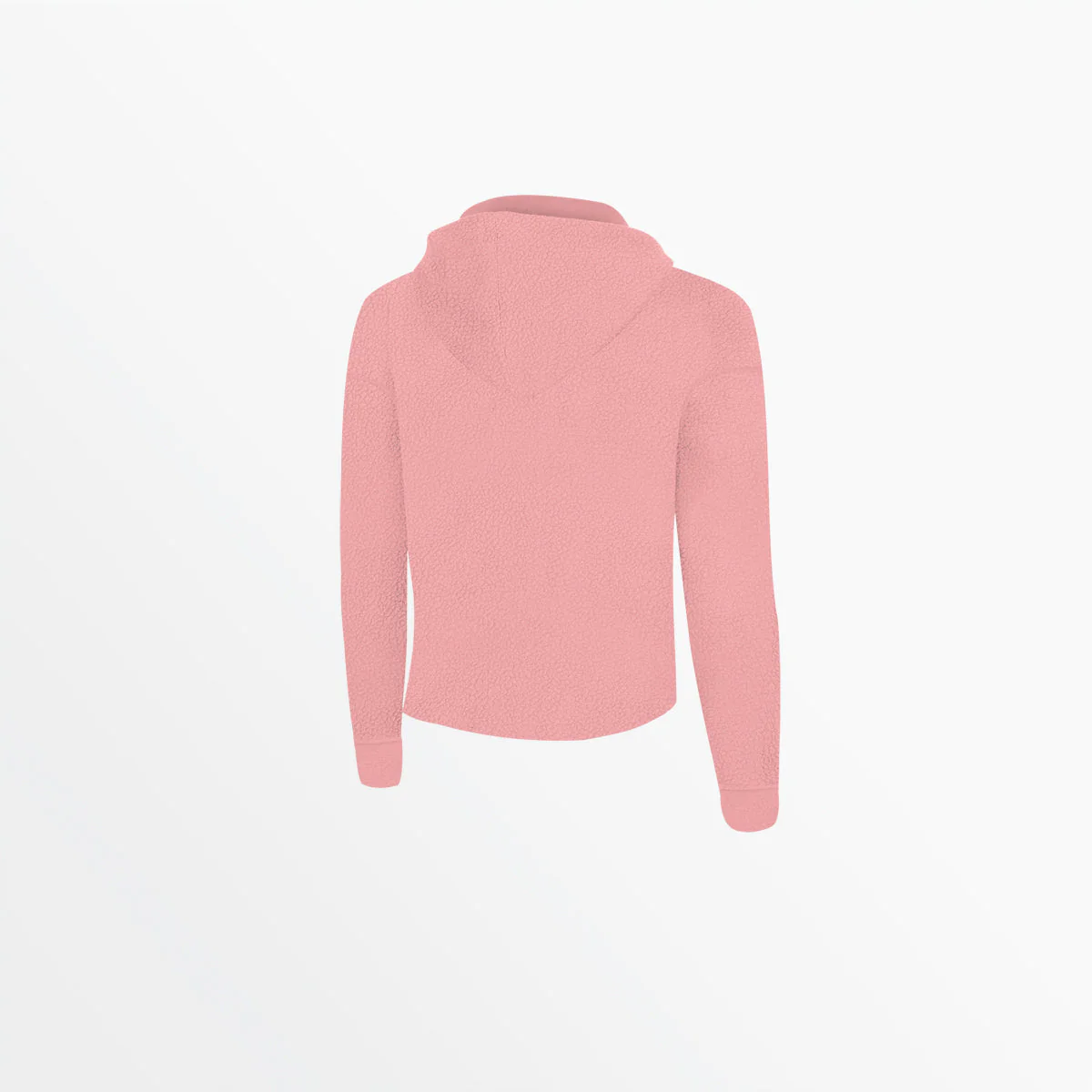 WOMEN'S SHERPA CROPPED PULLOVER HOODIE - Image 3