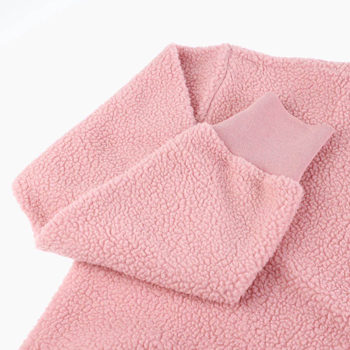 WOMEN'S SHERPA CROPPED PULLOVER HOODIE - Image 5