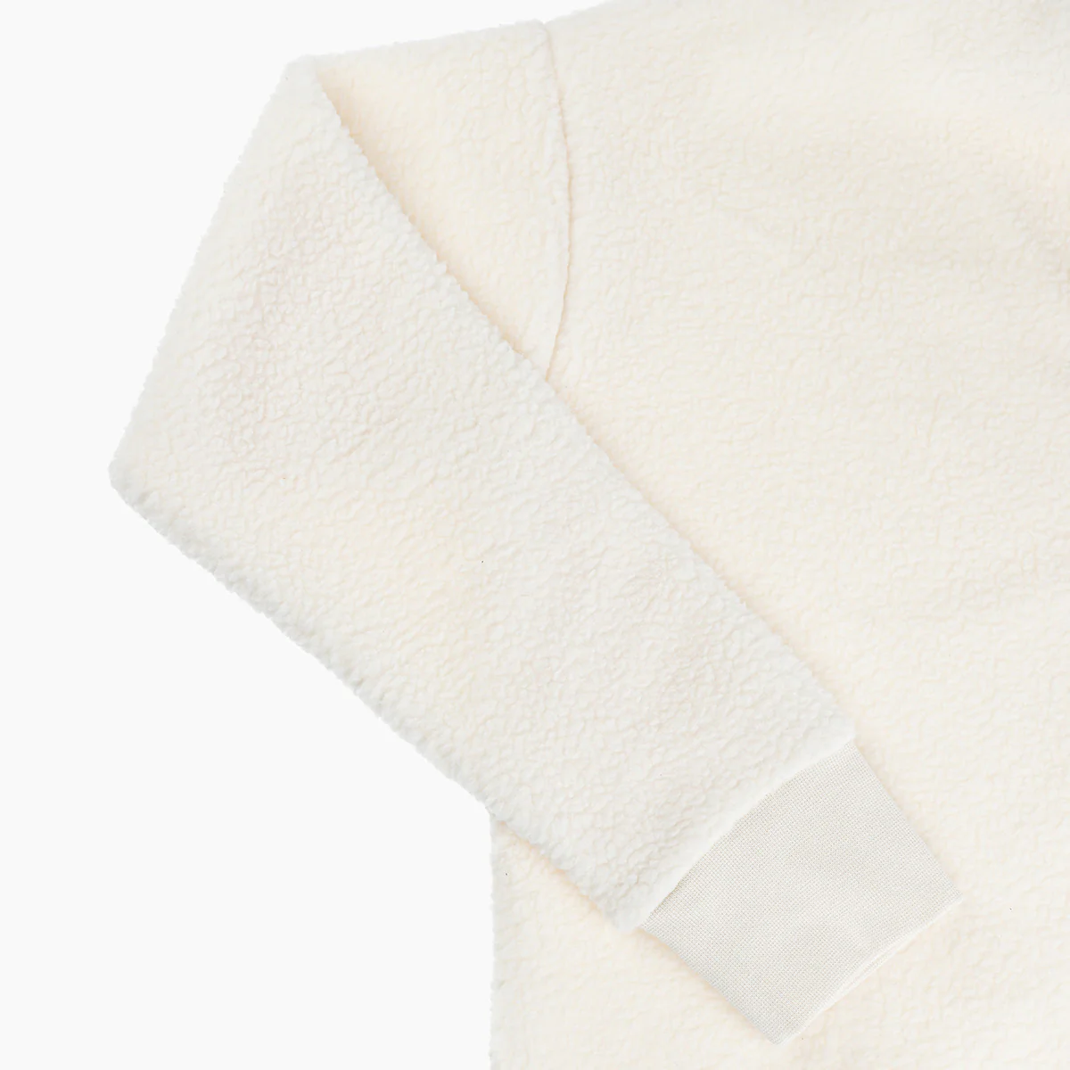 WOMEN'S SHERPA CROPPED PULLOVER HOODIE - Image 2
