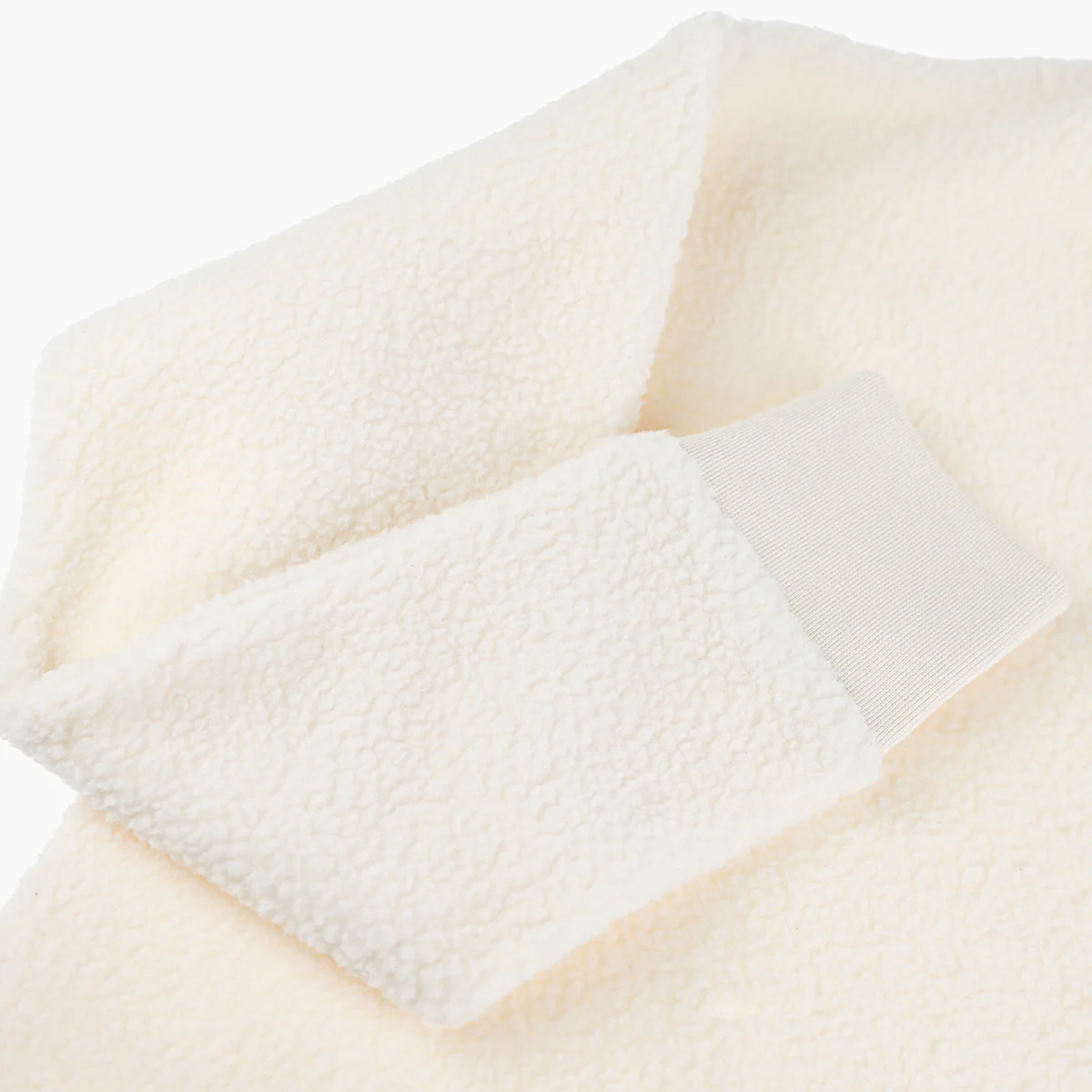 WOMEN'S SHERPA CROPPED PULLOVER HOODIE - Image 3