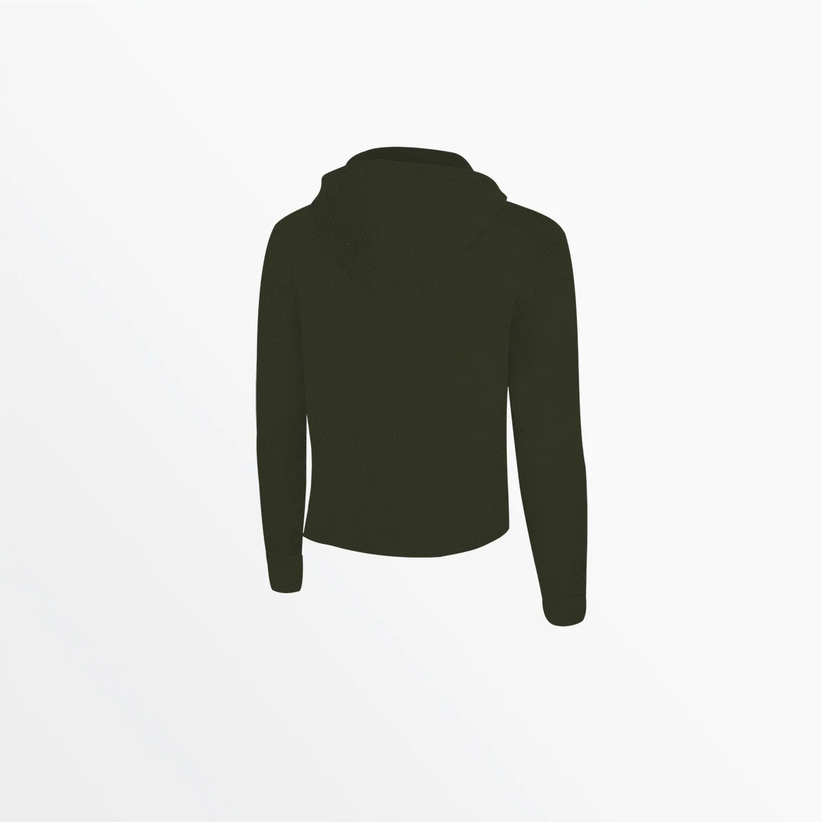 WOMEN'S SHERPA CROPPED PULLOVER HOODIE - Image 12