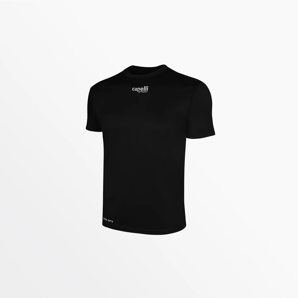 YOUTH BASICS CREW NECK POLY TEE