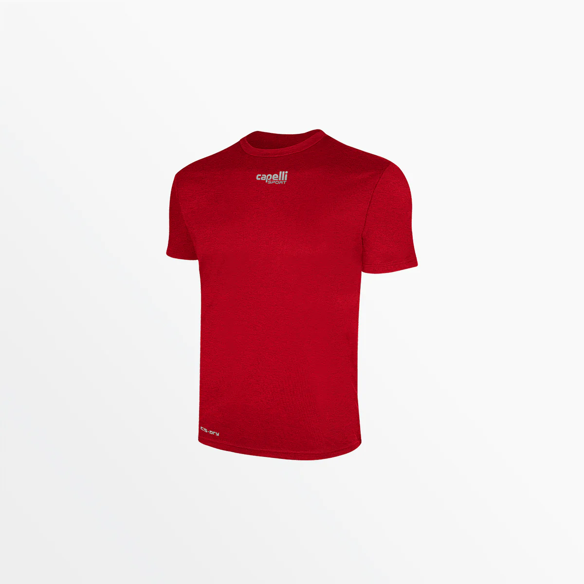 YOUTH BASICS CREW NECK POLY TEE