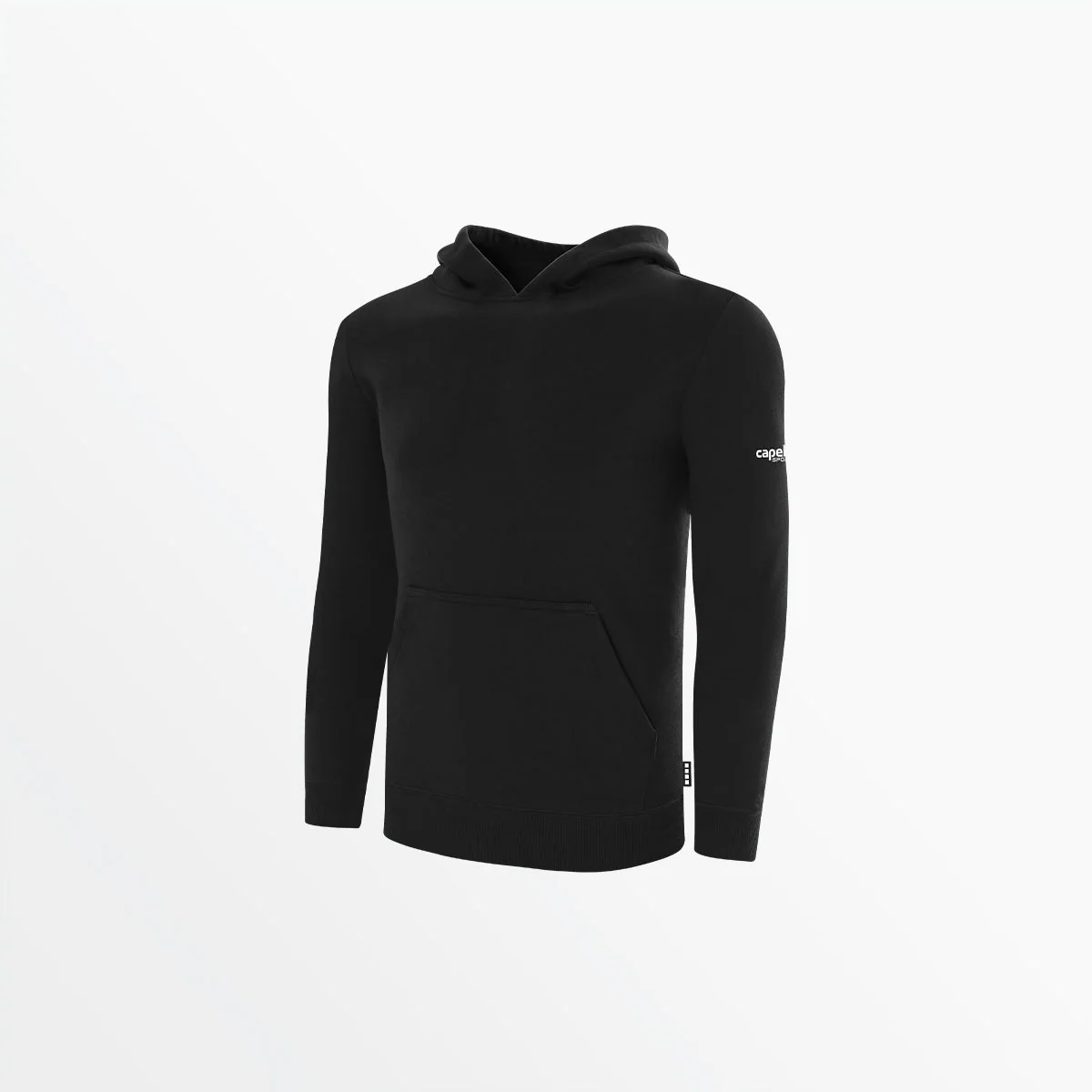 YOUTH BASICS FLEECE PULLOVER HOODIE WITH SLEEVE LOGO