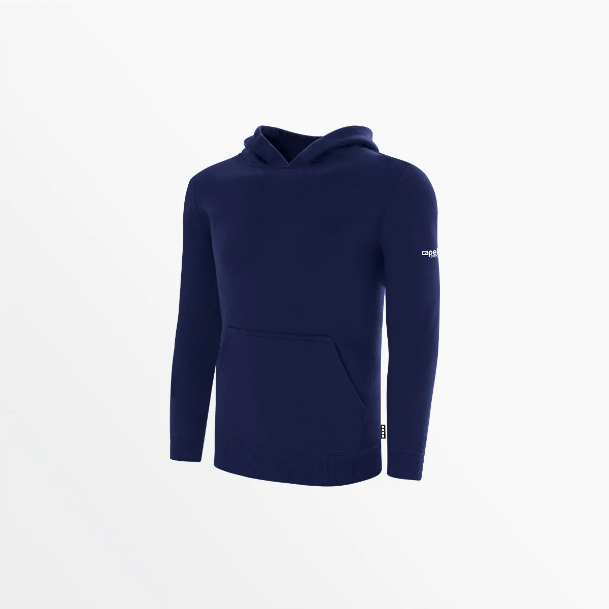 YOUTH BASICS FLEECE PULLOVER HOODIE WITH SLEEVE LOGO