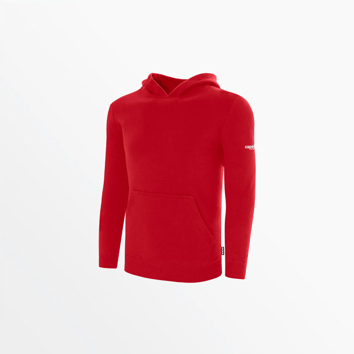 YOUTH BASICS FLEECE PULLOVER HOODIE WITH SLEEVE LOGO