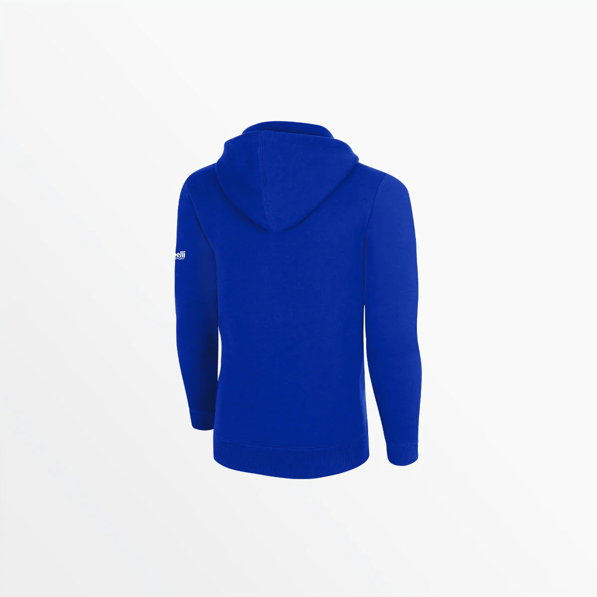 YOUTH BASICS FLEECE PULLOVER HOODIE WITH SLEEVE LOGO - Image 2