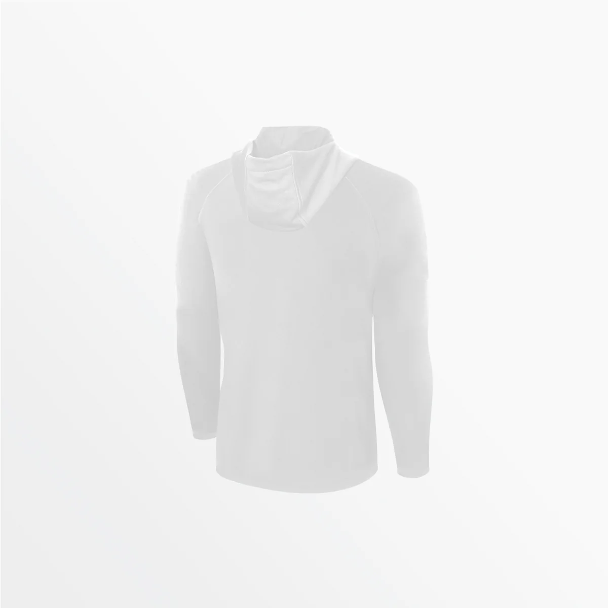 YOUTH CLUB LONG SLEEVE POLY HOODED TEE - Image 2