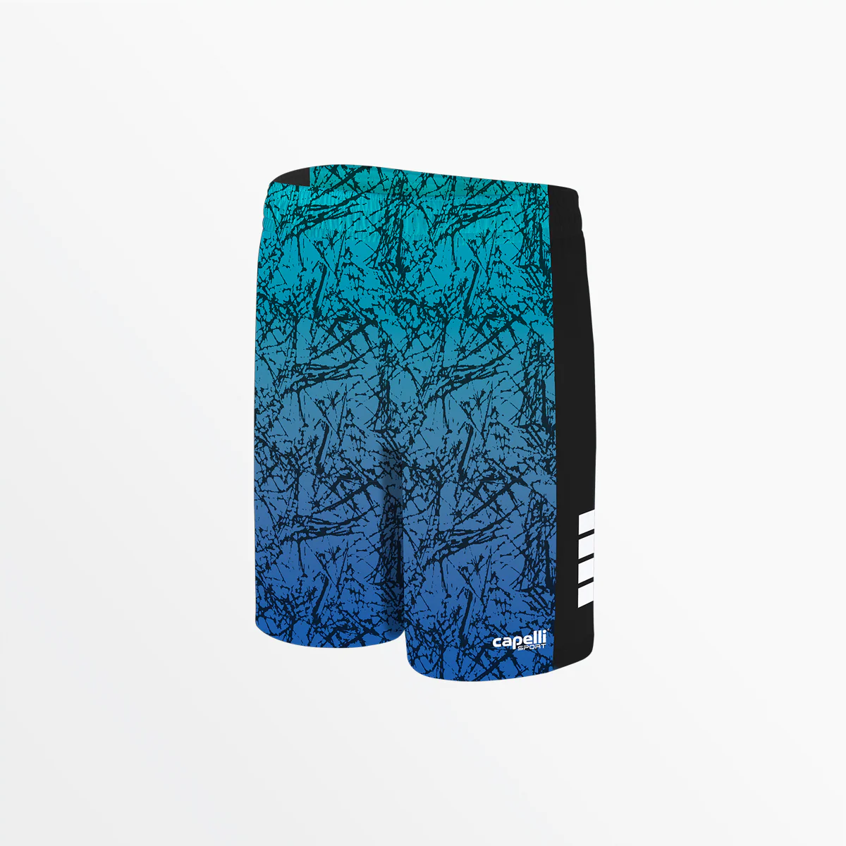 YOUTH DISTRESSED OMBRE LOGO SHORT