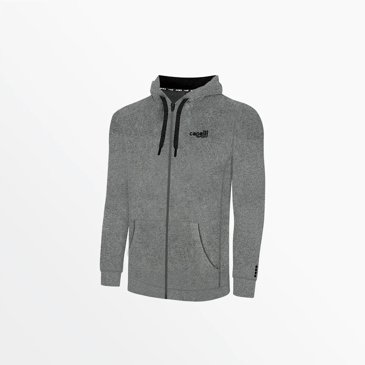YOUTH ESSENTIAL HEATHER ZIP UP HOODIE - Image 7
