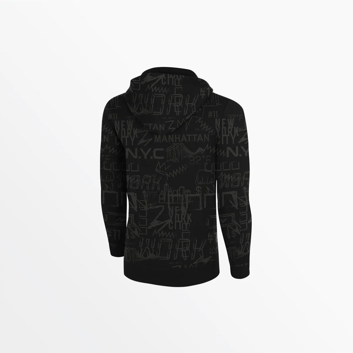 YOUTH FLEECE GRAPHIC PRINT PULLOVER HOODIE - Image 2